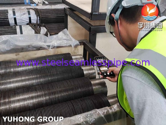 ASTM A106 Gr.B Carbon Steel U Bend Finned Tube For Heat Exchanger Tube NDE Available