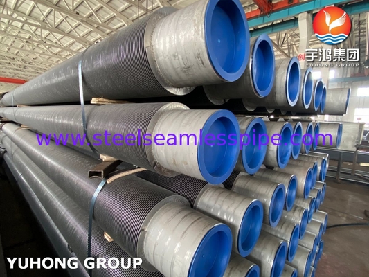 ASTM A312 TP347H High Frequency Spiral Welding Fin Tube For Exhaust Gas Boilers