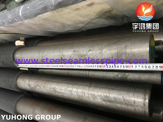 ASTM A213 T9 High Frequency Welded Solid Fin Tube For Reformers Furnaces