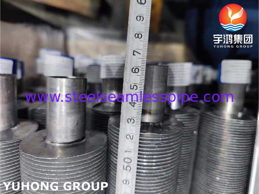 Nickel Alloy ASTM B163 N08825 Incoloy 825 Extruded Fin Tube With Aluminum Fin