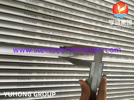 ASTM A213 TP316L Stainless Steel Seamless Tube For Storage Tanks And Refineries