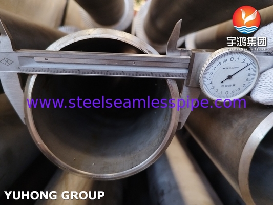 HFW Serrated Fin Tube ASTM A312 TP304H Stainless Steel With SS304 Convection Coil