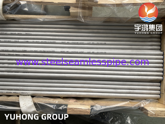 ASTM A789 UNS S31803 SAF2205 Duplex Steel Seamless Tube In Aggressive Environments
