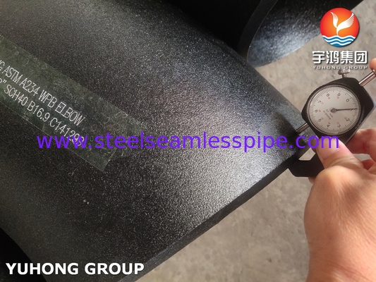 ASTM A234 WPB Carbon Steel Elbow 45DEG LR Buttwelded B16.9