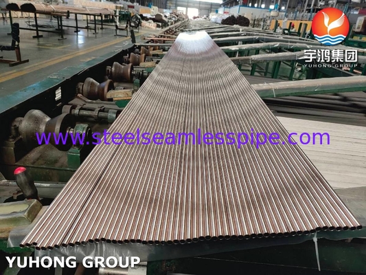 ASME SB111 C70600 Copper Nickel Seamless Tube For Marine Heat Exchanger