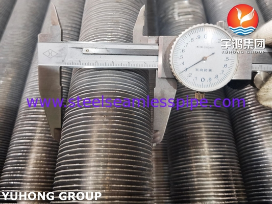 ASME SA179 Extruded Fin Tube With Al1100 Fin Strip For Air Cooler