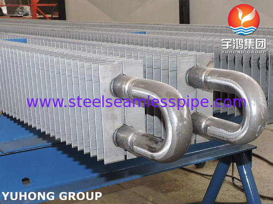 Carbon Steel H Type And Double H Type Fin Tube ASTM A179 / ASME SA179
