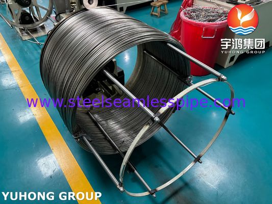 ISO9626 SUS304 Stainless Steel Coiled Capillary Tube For Medical Needle Tubing