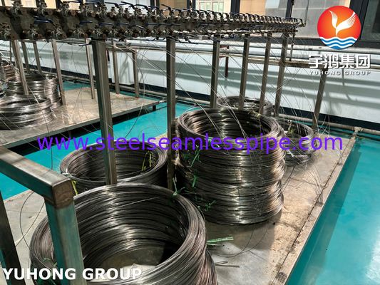 ISO9626 SUS304 Stainless Steel Coiled Capillary Tube For Medical Needle Tubing