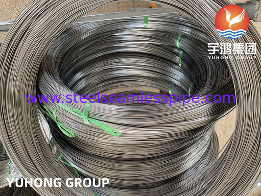 ISO9626 SUS304 Stainless Steel Coiled Capillary Tube For Medical Needle Tubing