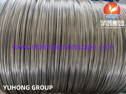 ISO9626 SUS304 Stainless Steel Coiled Capillary Tube For Medical Needle Tube Manufacturing