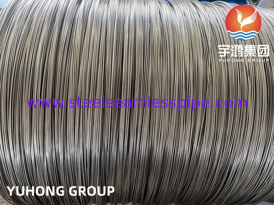 ISO9626 SUS304 Stainless Steel Coiled Capillary Tube For Medical Needle Tubing