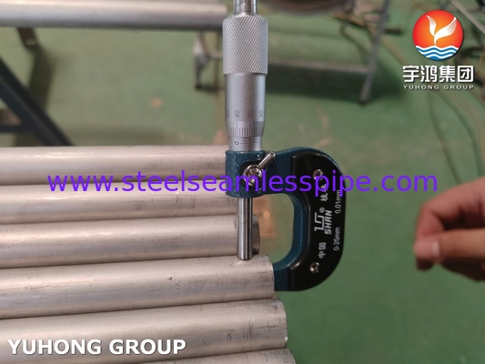 ASME SA789 / ASTM A789 S32750 Duplex Stainless Steel Seamless Tube for Heat Exchanger , Chemical Application