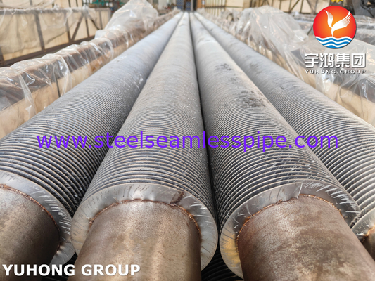 ASTM A335 P22 Ferritic Alloy Steel Hight Frequency Welding Fin Tube For Heat Transfer