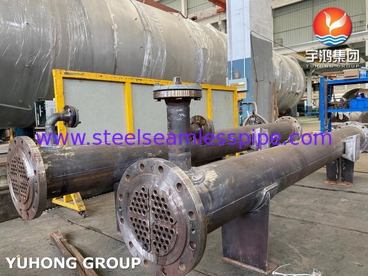 Shell And Tube Heat Exchanger With SS31803 Tubes SA-106 Grade B Shell ASME Section VIII