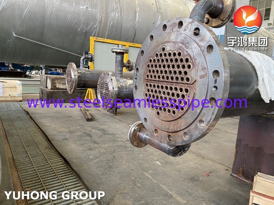 Shell And Tube Heat Exchanger With SS31803 Tubes SA-106 Grade B Shell ASME Section VIII