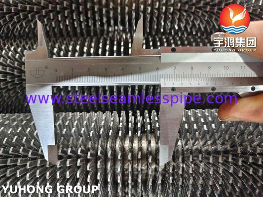 ASME SA192 / ASTM A192 Serrated Fin Tube For Heat Transfer