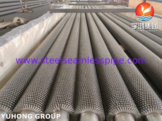 ASME SA192 / ASTM A192 Serrated Fin Tube For Heat Transfer