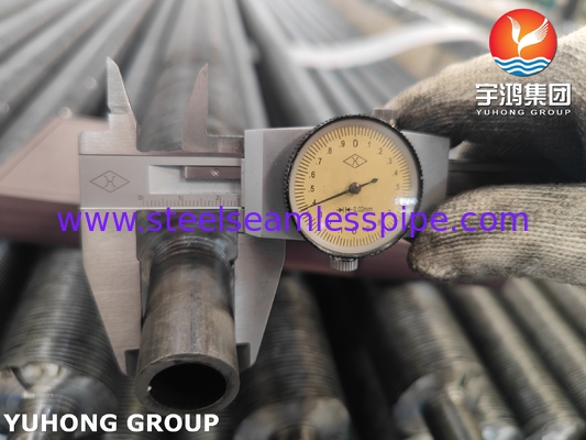 ASME SA209 TP304 Stainless Steel Embedded Fin Tube Fin Type G With Aluminum 1060 Fin