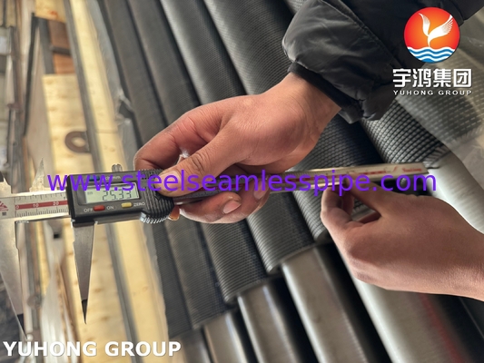 ASTM A335 P11 HFW Serrated Type Finned Tube For HRSG Heat Recovery Steam System