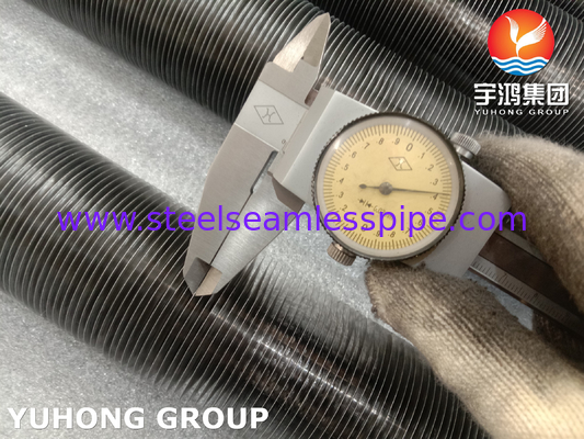 ASME SB163 N04400 Embedded Fin Tube With Alminium Fin For Air Cooler And Gas Reboiler