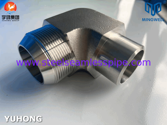 316L Hydraulic  Stainless Steel Fitting 90° Elbow