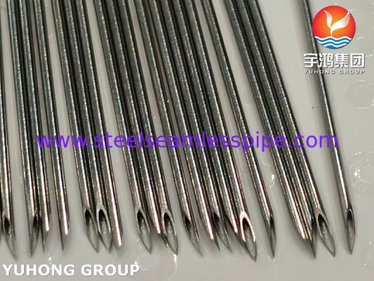 21G Lancet Point Injection Needle , Medical Stianless Steel Needle Tube ISO7864 SUS304