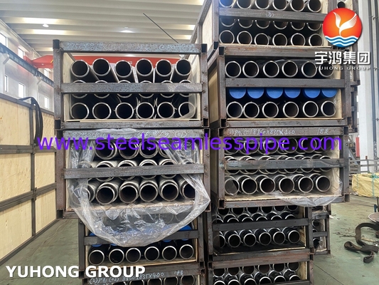 Alloy Steel ASME SA335 P91 Seamless High Frequency Welding Fin Tube For Heater