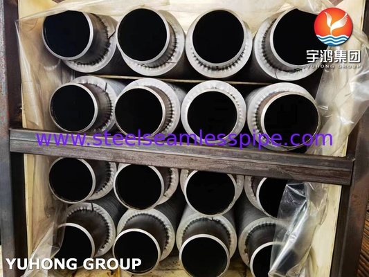 Alloy Steel ASME SA335 P91 Seamless High Frequency Welding Fin Tube For Heater