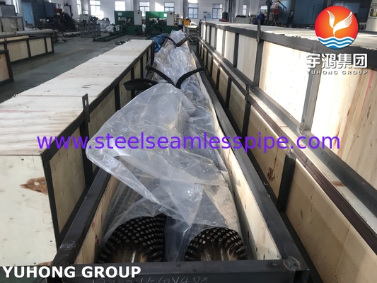 Alloy Steel ASME SA335 P9 Seamless Studded Fin Tube For Heater