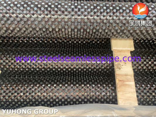 Alloy Steel ASME SA335 P9 Seamless Studded Fin Tube For Heater