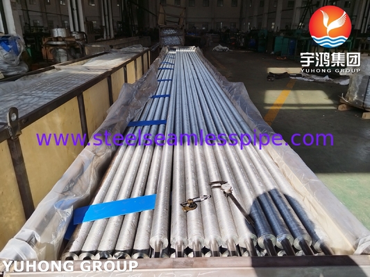 ASTM A213 T5 Alloy Steel Seamless Tube With Al1060 Fin Strip Fin Tube For Air Cooler