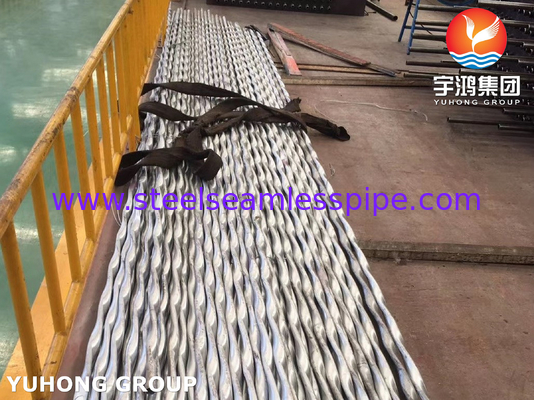 ASTM A312 TP310S Corrugated Stainless Steel Pipe Tube For Heat Exchanger