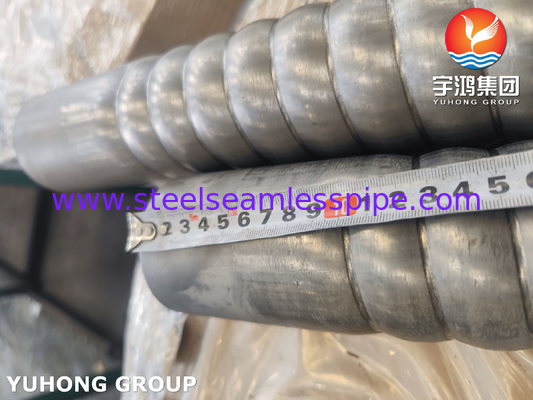 ASTM A312 TP310S Corrugated Stainless Steel Pipe Tube For Heat Exchanger