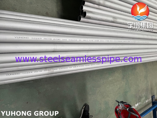 ASTM A790 / ASME SA790 S32205 Duplex Steel Seamless Pipe For Oil Gas Industrial