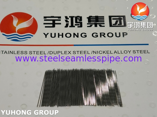 30G Stainless Steel Grooved Blood Lancet , Bevel Solid Tip Needle Tube For Blood Collection