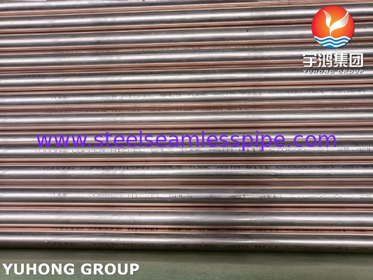 ASTM B111 UNS C70600 O61 Copper Nickel Tube , Cu90Ni10 Heat Exchanger Tube