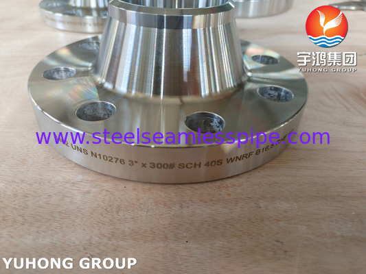 ASTM B564 N10276 Nickel Alloy Steel Forged Flange B16.5 for High Temperature Application