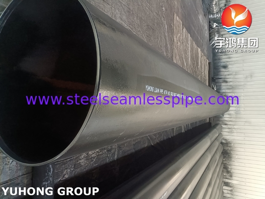 ASTM A53 / ASME SA53 Grade B LSAW Carbon Steel Welded Pipes NACE For Industrial Pipeline