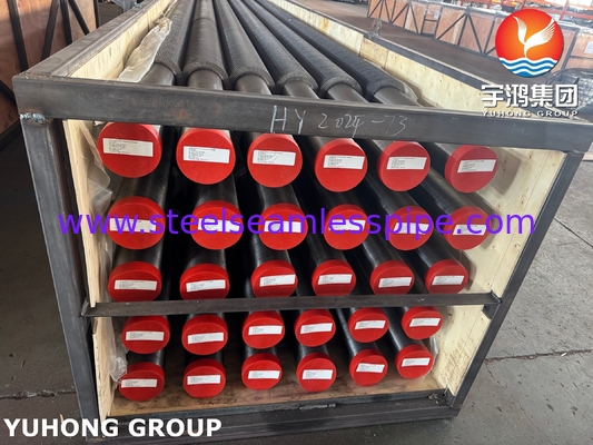 ASTM A335 P5 P9 P11 P22 High Frencuy Welding Serrated Fin Tube Solid