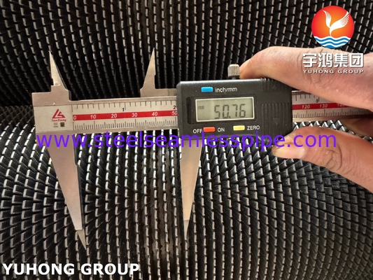 ASTM A335 P5 P9 P11 P22 High Frencuy Welding Serrated Fin Tube Solid