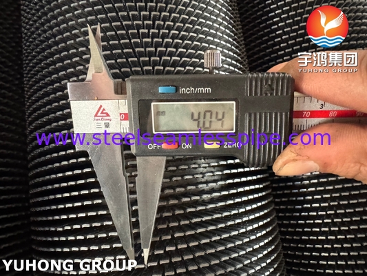 ASTM A335 P5 P9 P11 P22 High Frencuy Welding Serrated Fin Tube Solid