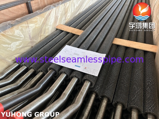 ASTM A213 T11 Alloy Steel Seamless Tube HFW Serrated Fin Tube For Oil And Refinery