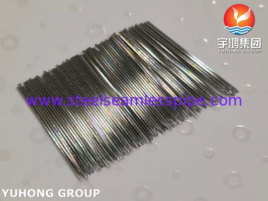 Stainless Steel Bevelled Solid Core Needle Tube, SUS304 Blood Lancet For Sample Collection