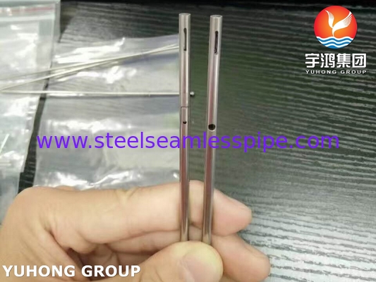 Stainless Steel 304 316 Capillary Tube Customized Non-standard Electrode Tube For Lithium Battery
