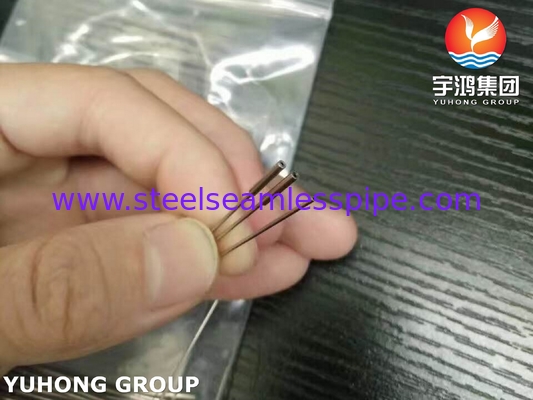 Stainless Steel 304 316 Capillary Tube Customized Non-standard Electrode Tube For Lithium Battery