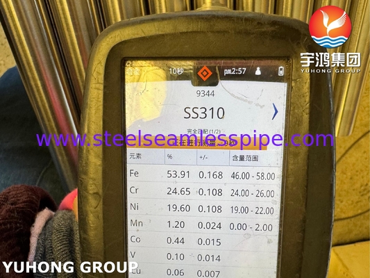 ASTM A312 TP310S Stainless Steel Seamless Pipe for Heat Exchanger Application