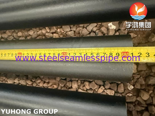 ASTM A335 / ASME SA335 P9 Alloy Steel Seamless Pipe Black Painting Beveled End