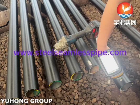 ASTM A335 / ASME SA335 P9 Alloy Steel Seamless Pipe Black Painting Beveled End