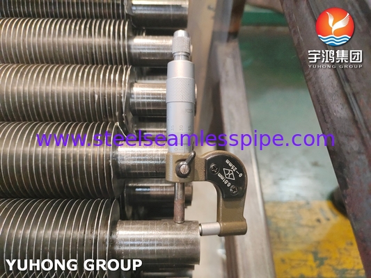 Carbon Steel ASTM A179  G Type Embedded Fin Tube For Air Cooler
